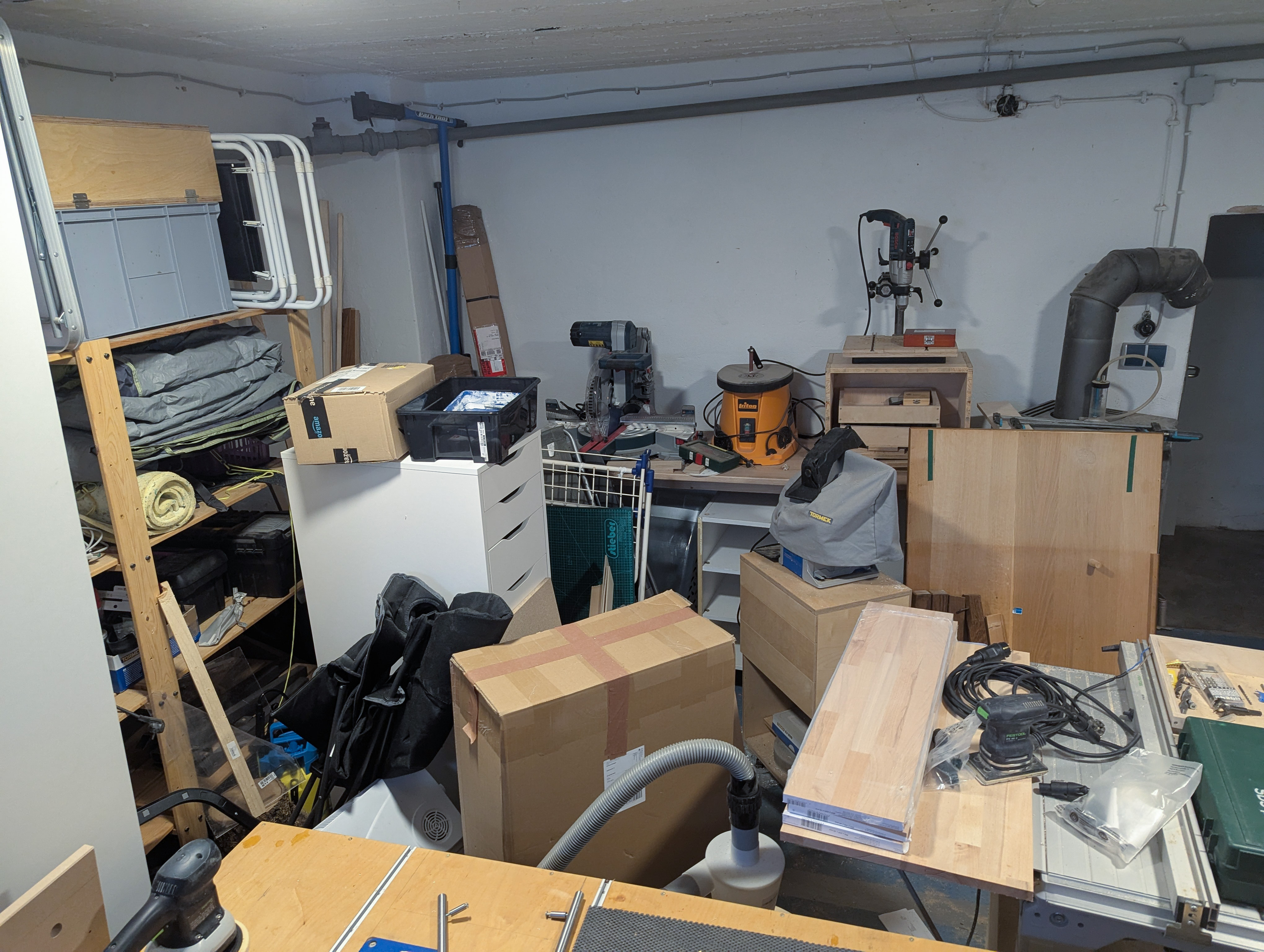 Holzwerken Kellerwerkstatt 011